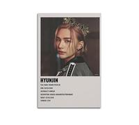 GOSER Hyunjin - Póster de lienzo decorativo con texto en inglés "Stray Kids", para dormitorio, sala de estar, 20 x 30 cm, estilo sin marco