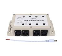Gosera Dc12-24V Salida De 8 Canales Dmx512 Led Controlador Amplificador De Señal Divisor Distribuidor De Equipos para El Hogar