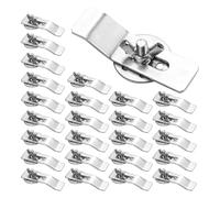 Gosera Kit de Instalación de Abrazaderas para Bajo Encimera de 26 Piezas, Soporte de Sujeción Adecuado para Instalación en Cocina y Baño