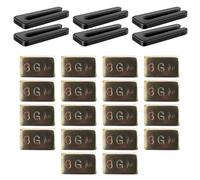 Gosera Kit Equilibrio Aspas Ventilador Techo, Clips Equilibrio Aspas Ventilador Resistentes 6 Piezas, Pesos Ventilador Techo Autoadhesivos Metal 3 G 18 Piezas