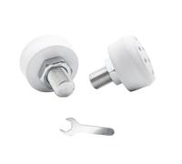 Gosera Patines de Cuatro Ruedas con Freno Delantero para Patinaje sobre Ruedas, Freno Deslizante, Accesorios para Zapatos de Patinaje de 4 Ruedas, Universales, Color