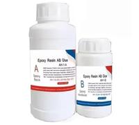Gosera Resina Epoxi para Reparación de Fibra de Carbono AB, Pegamento Fuerte para Piezas de Coche y Bicicleta, Kit de Resina Epoxi Transparente A100g-B27g
