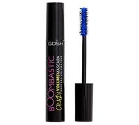 GOSH Boombastic Crazy Mascara for extreme volume and long lashes I Volume mascara with precise brush head I Lashes without clumps I Long-lasting, skin-friendly, vegan & fragrance-free I 02 Crazy Blue
