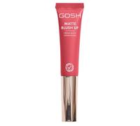 GOSH Cream Blush Matte BLUSH-UP I Liquid Blush para un acabado mate y fresco I Crema Rouge con esponja integrada para viajes I Sin perfume, certificado alérgico y vegano I 003 Cherry Berry