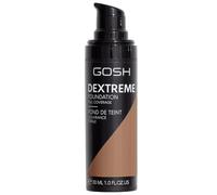 GOSH Dextreme - Base de cobertura completa, 30 ml, maquillaje hidratante líquido para tez impecable, maquillaje facial vegano con alta cobertura, cubre espinillas y ojeras I 006 miel