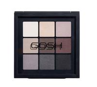 GOSH Eyedentity Paleta de sombra de ojos vegana con 9 colores perfectamente coordinados en mate y metálico, combinable para maquillaje de día y looks brillantes para la noche, sin perfume, 005 Be