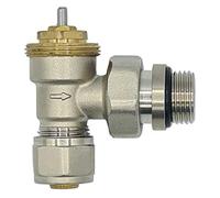 Goshe Angular 1/2" Inch BSP x PEX 16mm Válvula Termostática Regulación Temperatura