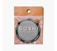 GOSHI Almohadillas exfoliantes para la piel, reutilizables, de secado rápido, exfoliante suave para todo tipo de piel, color verde, fabricado en Japón