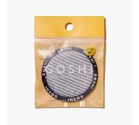 GOSHI Almohadillas exfoliantes para la piel, reutilizables, de secado rápido, exfoliante suave para todo tipo de piel, color gris, fabricado en Japón