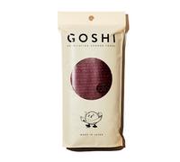 GOSHI Toalla de Ducha Exfoliante, paño Exfoliante Resistente a desgarros para Todo Tipo de Piel, Color Rojo ladrillo, Fabricada en Japón
