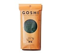 GOSHI Toalla de ducha exfoliante, paño exfoliante resistente a desgarros para todo tipo de piel, color verde musgo, fabricada en Japón