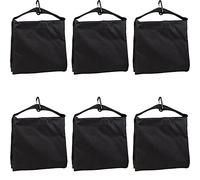 Goshoot 6 piezas bolsa de arena con clip resistente bolsa de arena para soporte de luz contrapeso C soporte trípode fotografía estudio escenario alforja brazo brazo brazo video patio deportes