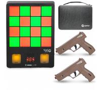 GoShot Sistema de entrenamiento de disparo láser, objetivo VariShot Trainer con pantalla de punto de impacto y juegos cronometrados, práctica de fuego seco con pistolas SIRT, salida láser clase I <
