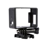Goshyda 1 Pieza Soporte de Montaje de Carcasa de Marco de Borde Lateral estándar Negro, para cámara GoPro Hero 4 3, fácil de Instalar, más pequeño, más liviano, portátil para Llevar