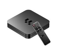Goshyda 4K TV Box, 4K 30Hz UHD Streaming Box 2GB RAM 16GB ROM con Control Remoto, para Android 16.0 ATV, para Juegos y Entretenimiento en 3D (Enchufe de la UE)
