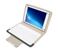 Goshyda 9.7 10.1 pulgadas universal Tablet PU funda protectora + teclado Bluetooth para Android/para iOS/para Win, para Air/para Samsung y Huawei
