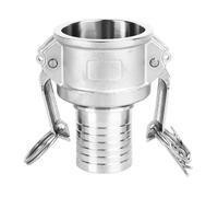 Goshyda Acoplamiento Camlock de 1,5 Pulgadas, Acoplamiento de Manguera | Accesorio de leva hembra tipo C para conexión rápida, se adapta a tuberías de aceite y conexiones de tuberías de 1,5 pulgadas