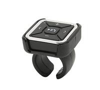 Goshyda Adaptador de Audio Bluetooth, Bicicleta, Motocicleta, Automóvil, Controlador Remoto Inalámbrico Bluetooth, Volante, Botón Multimedia, IPX4 a Prueba de Agua, para OS X, para Android