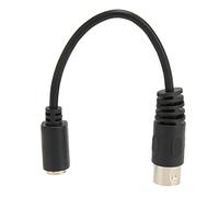 Goshyda Adaptador DIN Macho de 5 Pines a Mini DIN Hembra de 6 Pines, Cable Convertidor de Teclado y Ratón para, Cable de Extensión de 5,9 Pulgadas, Material de PVC, Accesorio Plug and Play
