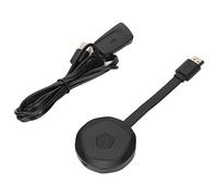 Goshyda Adaptador Inalámbrico de Pantalla HDMI, Receptor de Vídeo con Adaptador de Pantalla WiFi 2,4G 5G, para Teléfono, Tableta y Portátil