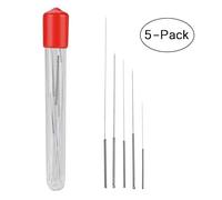 Goshyda Agujas de Limpieza de boquillas de Impresora 3D, 5 Piezas 0.2mm 0.3mm 0.4mm 0.5mm 0.6mm Boquilla de Acero Inoxidable Kit de Agujas de Limpieza Herramienta para Impresora 3D