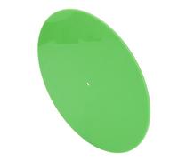 Goshyda Alfombrilla Giratoria para Reducir el Polvo Estático, Reemplazo de Ruido, Plato de Discos Acrílico, Alfombrilla Deslizante, Tocadiscos de 12 Pulgadas (GREEN)
