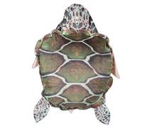 Goshyda Almohada Portátil de Concha de Tortuga, Disfraz de Tortuga Marina de Felpa con Funda Lavable, para Niños y Adultos (130 cm/51,2 Pulgadas)