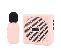 Goshyda Amplificador de Voz Bluetooth con Micrófono de Solapa Inalámbrico, de Altavoces Portátil de 2,4 G para Profesores, Formadores, Guías Turísticos y Oradores Públicos