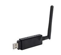 Goshyda AR9271 Netcard inalámbrica, AR9271 Wireless NetCard USB Desmontable Antena 2DBI Adaptador WiFi con batería de Larga duración para PC o Mac, para computadora de Escritorio o portátil