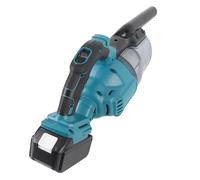Goshyda Aspiradora Inalámbrica, Aspiradora de Mano para Batería BL18 Serie 18 V, Potencia de Succión de 125 AW, Contenedor de Polvo Desmontable de 700 Ml, Boquilla para Rincones, Cepillo Redondo, para