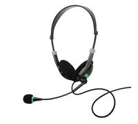 Goshyda Auriculares con Cable, Auriculares de 3,5 Mm con Micrófono con Cancelación de Ruido, Control en Línea, para PC, Portátil, Teléfono de Escritorio, para Llamadas y Música