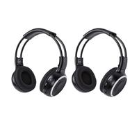 Goshyda Auriculares Infrarrojos para DVD de Coche, Auriculares Inalámbricos IR de 2 Canales con Interfaz de Audio Auxiliar de 3,5 Mm, para Suburban 2002-2016 para Tahoe 2000-2016,