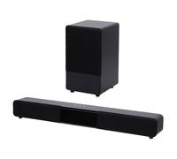 Goshyda Barra de Sonido 2.1 con Subwoofer Inalámbrico, Sistemas de Sonido Envolvente Virtual para TV, Sistemas de de Cine en Casa con Altavoz Bluetooth 6.3 con Control Remoto (Enchufe de la UE)