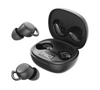 Goshyda Bluetooth 5.4 Auriculares con Modo de Cancelación y Juego de Ruido, Calidad de Sonido HiFi, Tiempo de Juego de 25 H, Comodidad para Correr, Deportes, Sueño (Black)