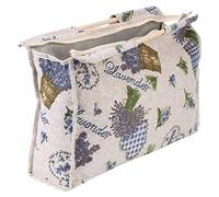Goshyda Bolsa de Tejer de con de Madera, Bolsa Organizadora de Hilo con Cremallera Segura para Agujas de Tejer, Elegante de para Almacenamiento de Libros, 1 Pieza (jacquard)
