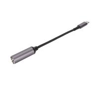 Goshyda Cable de 100 W DC6330 A USB Tipo C, PD 5 V/9 V 1,5 A, 20 V 5 A, Aleación de Aluminio, Nailon, para Tabletas, Portátiles, Teléfonos Inteligentes, con Entrada Hembra CC de 6,3 Mm X