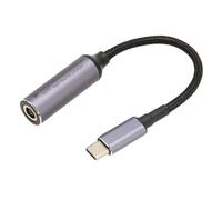 Goshyda Cable de Alimentación de 100 W CC de 6,0 Mm X 3,7 Mm a Tipo C, Cable de Carga PD para Tabletas, Portátiles, Teléfonos, Chip Integrado, Amplia Compatibilidad, Material Duradero,