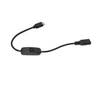 Goshyda Cable de Extensión de Alimentación Tipo C, Cable de Extensión de Interruptor de Encendido/Apagado USB C Resistente Y Estable, para Teléfonos Móviles, Tabletas, Dispositivos Digitales