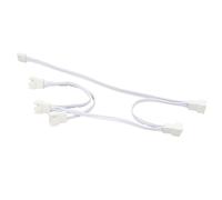 Goshyda Cable de Extensión de Ventilador de Chasis de 1 a 5, Cable de Alimentación Flexible ABS de 4 Pines para Computadora PC, Brinda Comodidad y Facilidad de Conexión