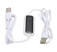 Goshyda Cable de transferencia de datos de PC a PC, portátil USB a USB PC, cable de transferencia de archivos de datos, cable LED, fácil copia entre 2 ordenadores