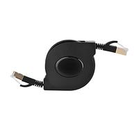 Goshyda Cable Ethernet Retráctil CAT7 RJ45, 10Gbps, 600MHz, Cable de Red Plano Blindado de Alta Velocidad para Juegos de Enrutador Portátil, 3 Pies/5 Pies/10 Pies