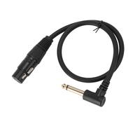 Goshyda Cable Mono XLR Hembra a Macho de 6,35 Mm, Cable XLR Interno Balanceado a 1/4, para Mezcladores, Cámaras, Amplificadores, Altavoces, Micrófonos, Amplificadores de Potencia
