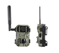 Goshyda Cámara de Rastreo, Cámara de Caza para Juegos 4K 14MP 4G LTE con Panel de Carga Solar, Visión Nocturna, IP66 a Prueba de Agua, Gran Angular de 120°, para Monitoreo de Vida