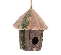 Goshyda Casas de Pájaros para Exterior, Pajarera Colgante de Madera para Jardín, Patio, Patio Trasero Decorativo