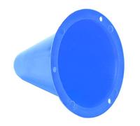 Goshyda Cono de Entrenamiento de Fútbol, 10 Uds., Soporte para Marcador de Fútbol, Kit de Conos Rojos de PE Duradero, Estable, a Prueba de Viento, Apilable, Portátil, Brillante, Forma Llamativa