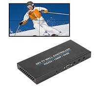 Goshyda Controlador de Pared de Video, Divisor de Controlador de Pared de TV 4K 60Hz 4 Canales 2X2, Admite Salida de Interfaz Multimedia HD de 4 Vías, Admite Empalme Múltiple(#2)