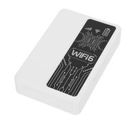 Goshyda Convertidor WiFi WiFi 6 4G LTE, Enrutador de Punto de Acceso Portátil de 300 Mbps, Punto de Acceso Móvil para Viajes en Coche a Casa, Tarjeta SIM Inteligente de 2,4 GHz El Enrutador 6 Admite