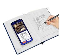 Goshyda Cuaderno Digital Inteligente con Bolígrafo, Panel de Escritura de Generación OCR y AI, Sincronización en Tiempo Real BT5.0 para Tableta de Teléfono, Almacenamiento sin Conexión y (Blue)