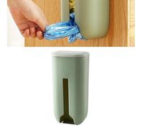 Goshyda Dispensador de Bolsas de Comestibles, Organizador de Bolsas de Plástico Duradero de Gran Capacidad para Cocina, Dormitorio, Soporte para de Basura para Uso en el Hogar y la Oficina (GREEN)