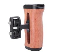 Goshyda Empuñadura Lateral para Jaula de Cámara, Empuñadura Ajustable hacia Arriba y hacia Abajo con Orificio para Tornillo de 1/4 pulg., Montaje en Zapata Fría, para Jaula de Cámara